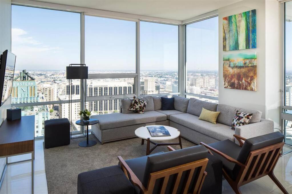 Top Floor High Rise 3 Bed Dtla Skyscraper Penthouse Λος Άντζελες Εξωτερικό φωτογραφία