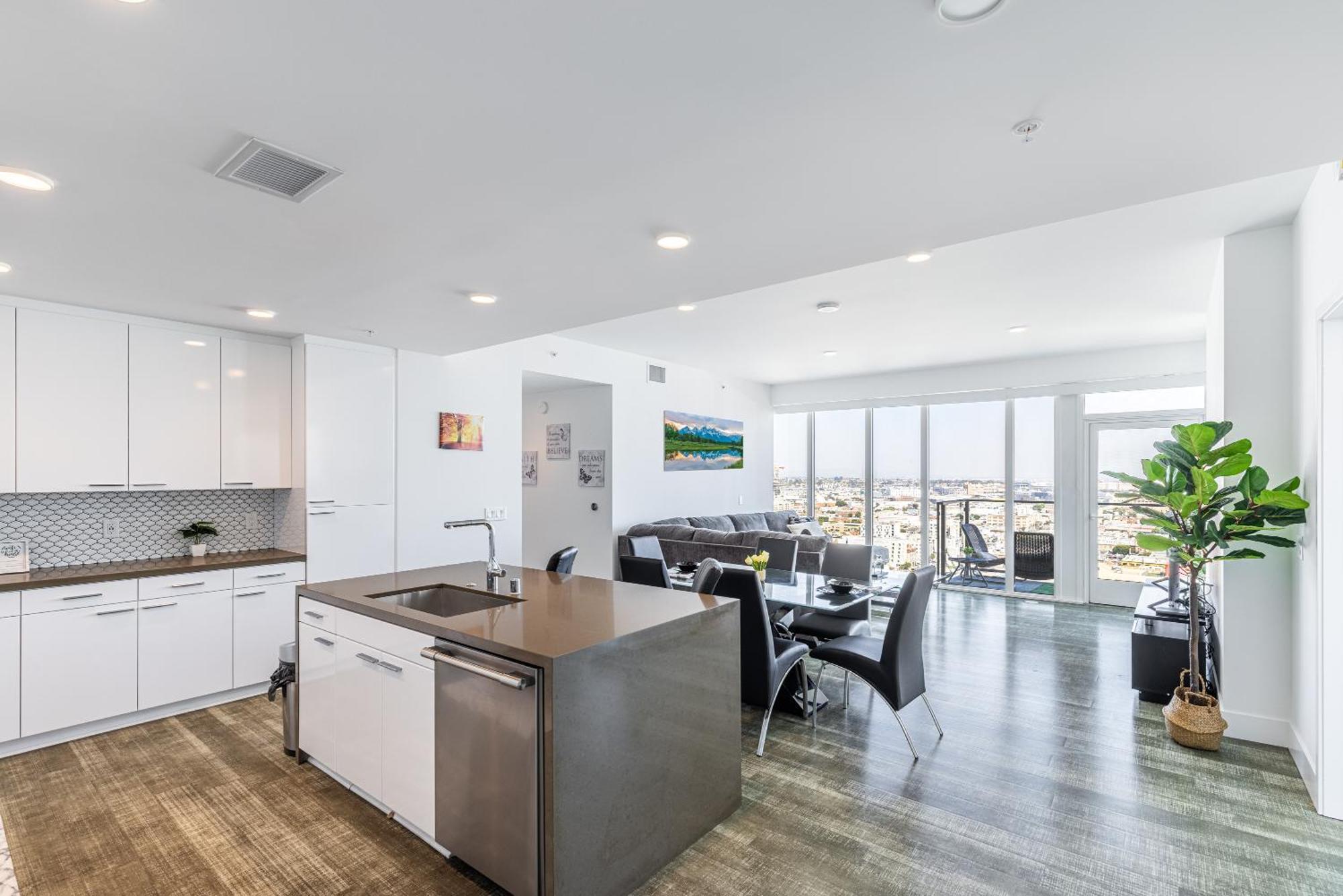 Top Floor High Rise 3 Bed Dtla Skyscraper Penthouse Λος Άντζελες Εξωτερικό φωτογραφία
