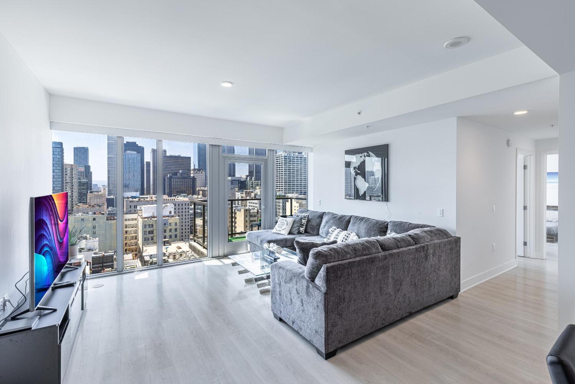 Top Floor High Rise 3 Bed Dtla Skyscraper Penthouse Λος Άντζελες Εξωτερικό φωτογραφία